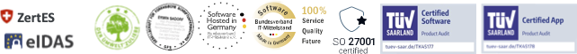 Немски електронен подпис inSign - съответства на eIDAS и ZertES, сертифициран от TÜV по ISO27001 и с отговорност за екологията