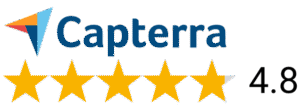 Capterra ни дава 5 звезди с оценка 4.8